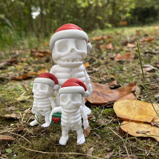 Santa saaan!ぽっちゃりガイコツさん