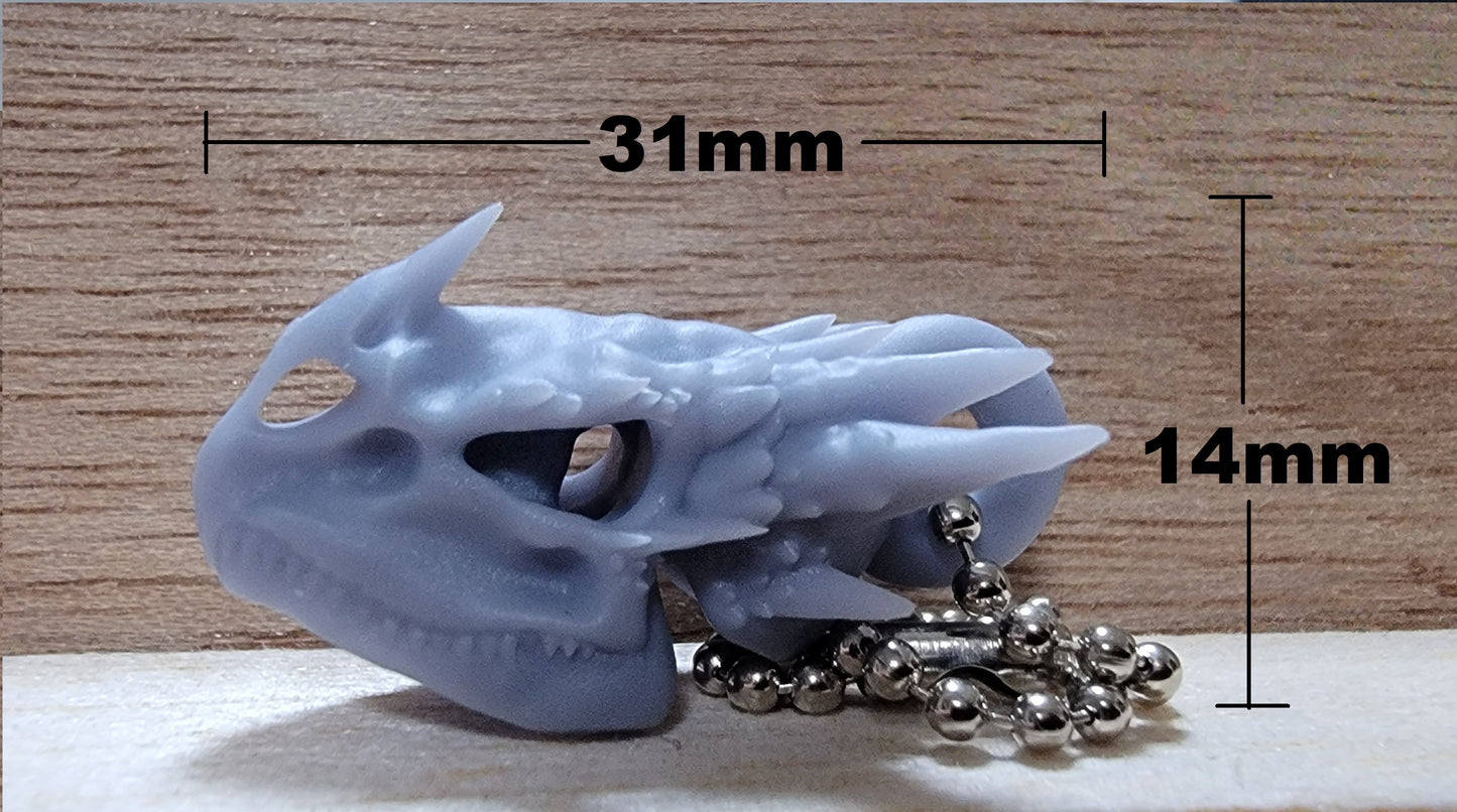 ドラゴンスカル(ドクロ)キーホルダー