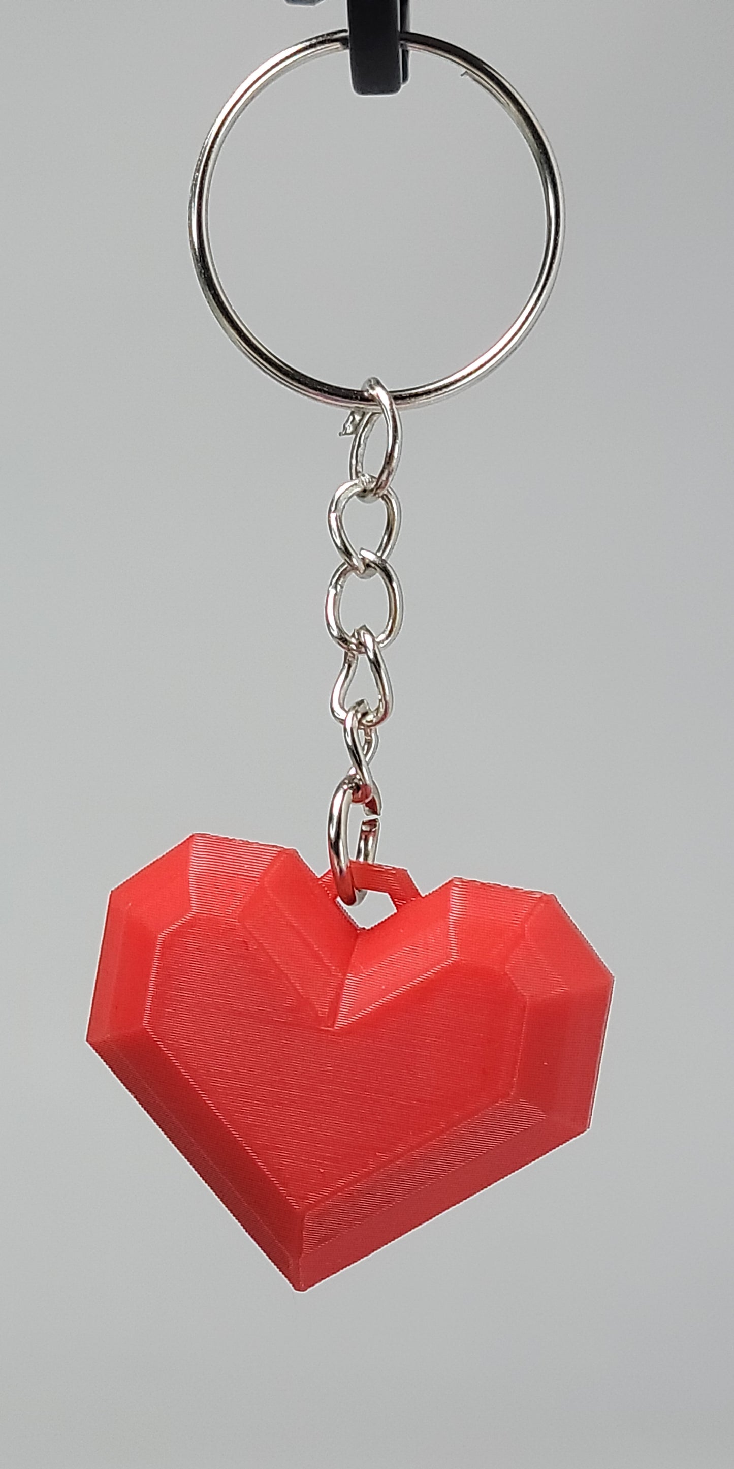 レトロなハート キーホルダー